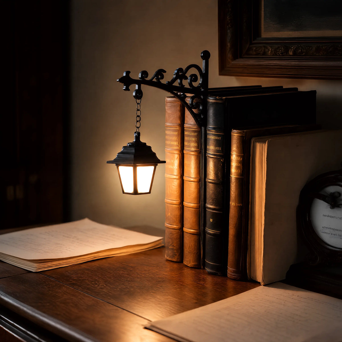 Nook Spirit™ Library Lantern Mini Bookshelf Lamp – Nook Light Bookshelf Lamp