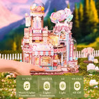Candy Workshop model with an illustrated guide to its music, lighting and motion modes.