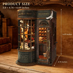 Night Owl Courier dimension diagram with a complete view of the postal storefront.
