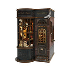 Night Owl Courier viewed from the left, showing its curved display window and closed door.