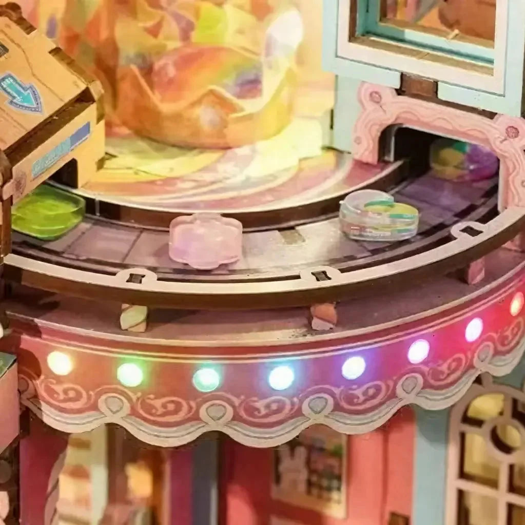 Candy Track & Colorful String Lights
