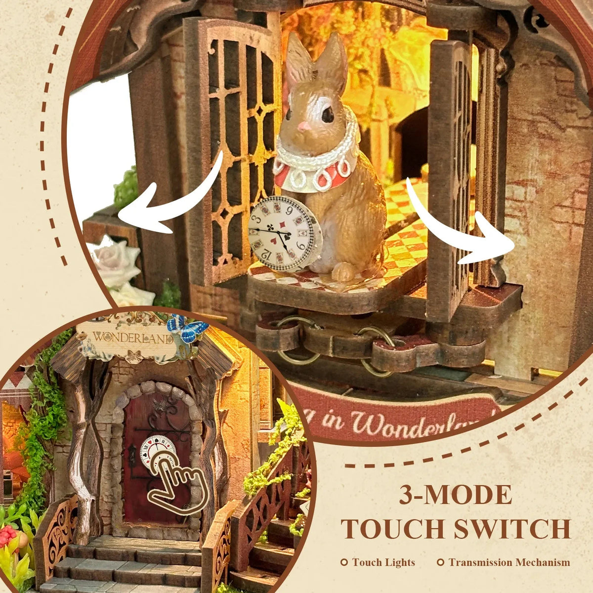 Lights & Moving Rabbit Figure