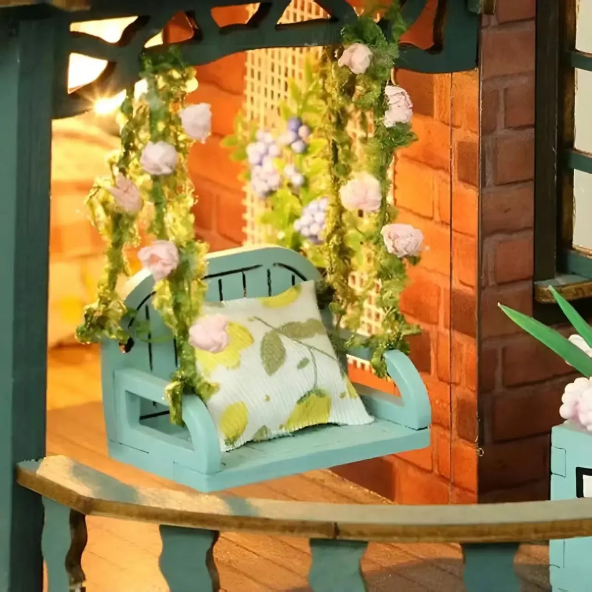 Flower-Filled Garden Terrace